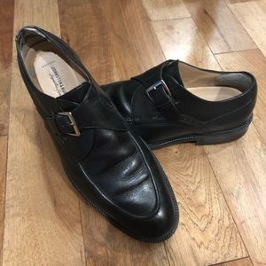 JM Black Leather Shoes